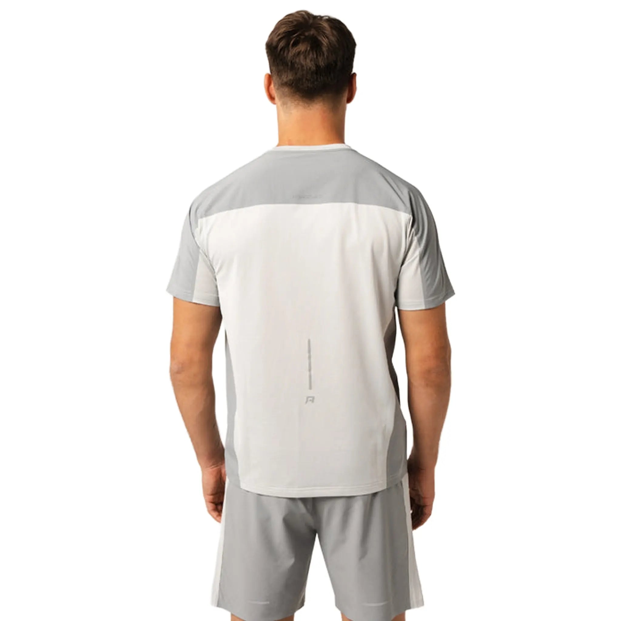 Back View of Reprimo Nova Light Grey Marble T-Shirt